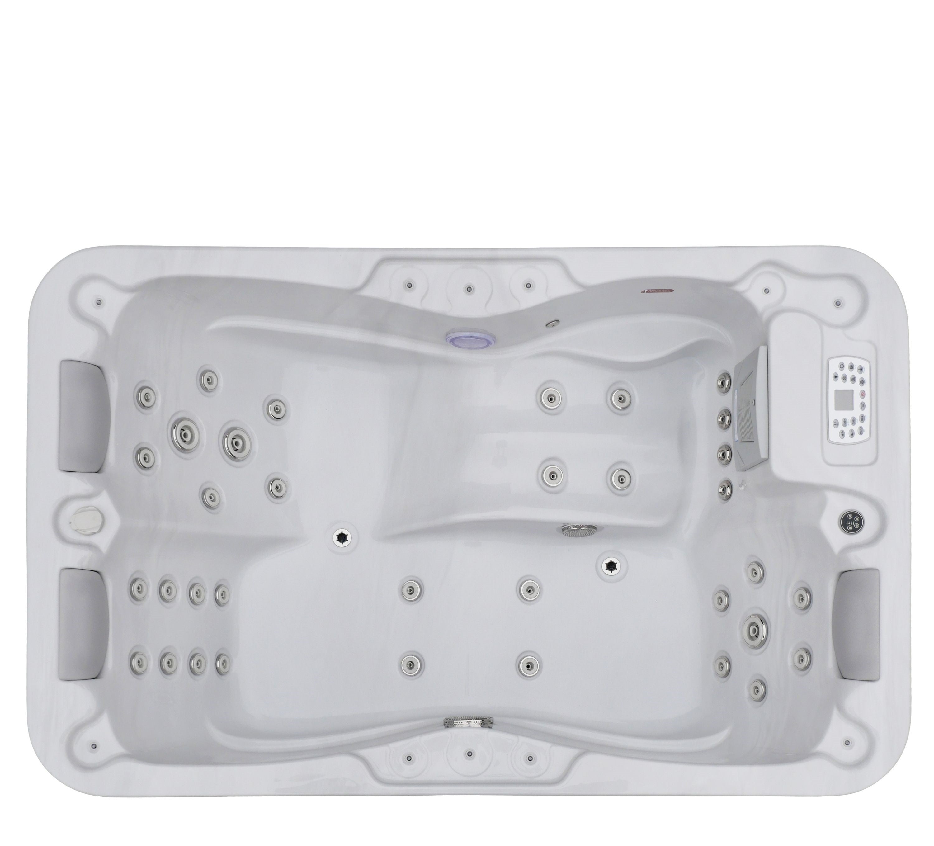 Minipiscina Idromassaggio da Esterno Bivita Modena SPA08 205x130x70 cm 2 Posti con 35 Getti