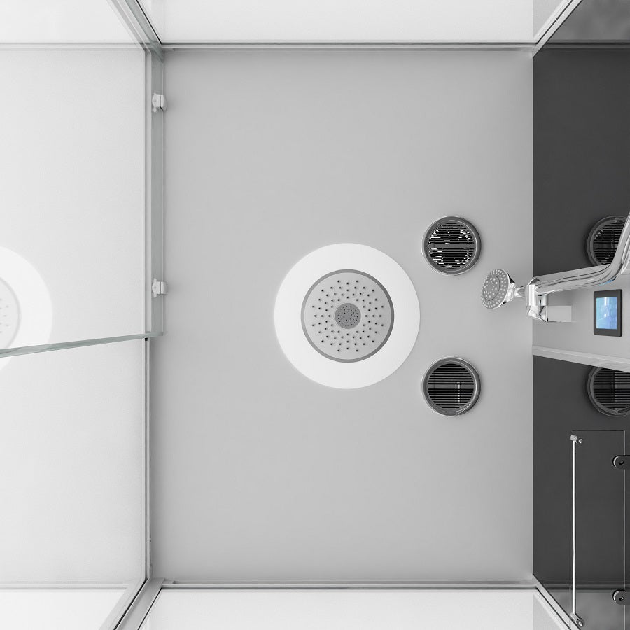 Cabina Doccia Idromassaggio Bivita CL22 Boston 90x120x215 cm con Bluetooth e QuickLine