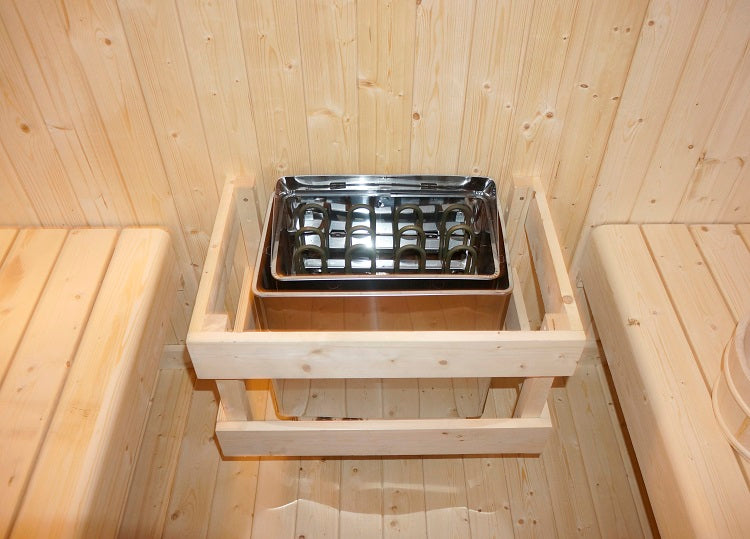 SAUNA ISLAND XL FINLANDESE PER ESTERNO 4 POSTI