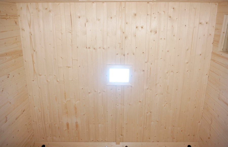 SAUNA PER ESTERNO LAHTI COMBINATA FIRLANDESE INFRAROSSI