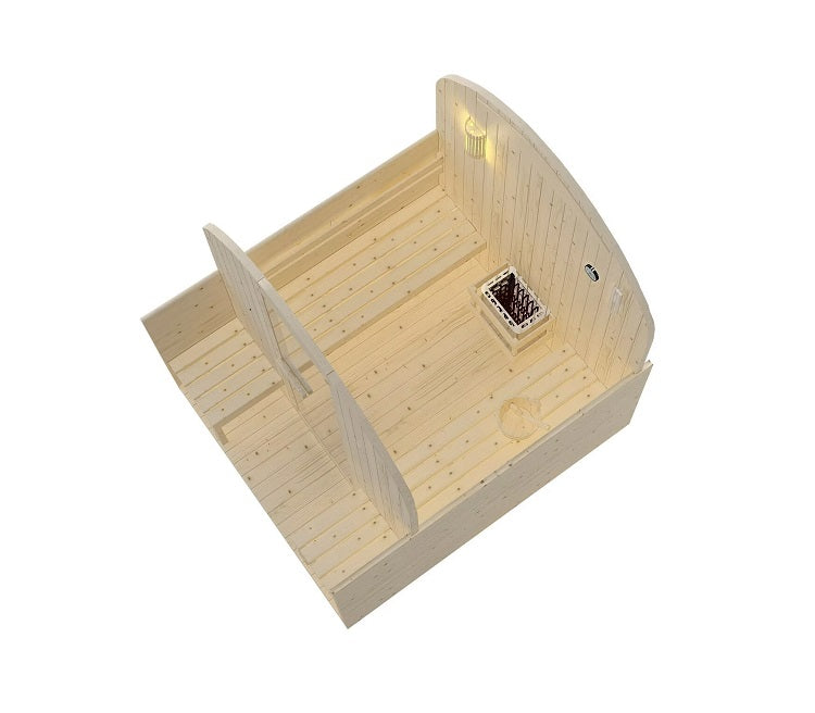 SAUNA ISLAND XL FINLANDESE PER ESTERNO 4 POSTI