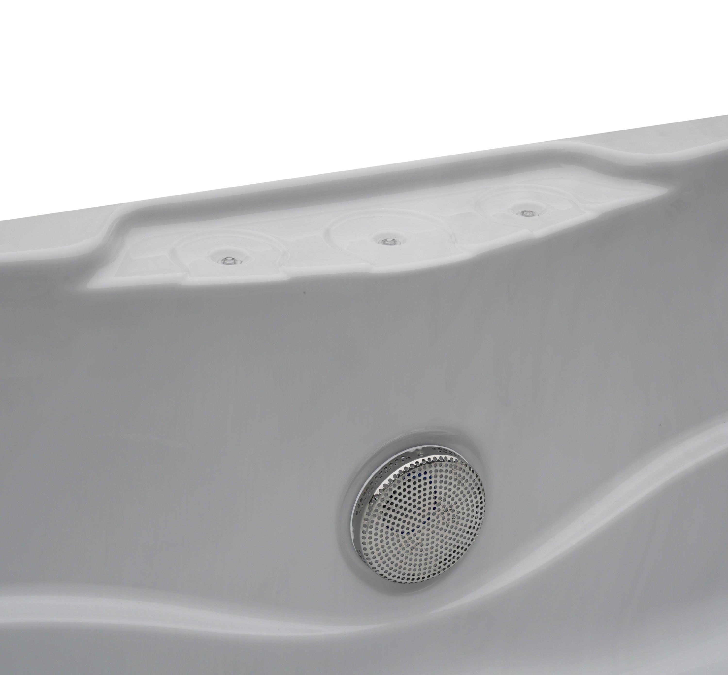 Minipiscina Idromassaggio da Esterno Bivita Modena SPA08 205x130x70 cm 2 Posti con 35 Getti