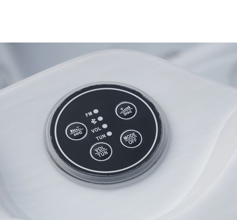 Minipiscina Idromassaggio Bivita Mauritius SPA18 Bianca con 71 Getti e Bluetooth