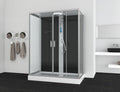 Cabina Doccia Idromassaggio Bivita CL23 New York 90x160x215 cm con Bluetooth e QuickLine