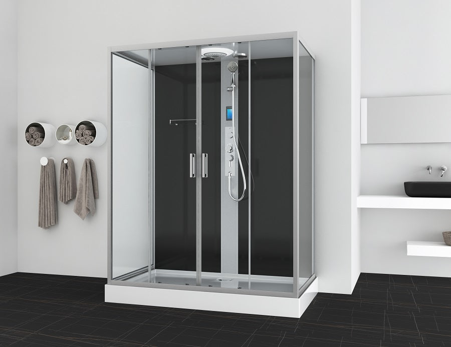 Cabina Doccia Idromassaggio Bivita CL23 New York 90x160x215 cm con Bluetooth e QuickLine