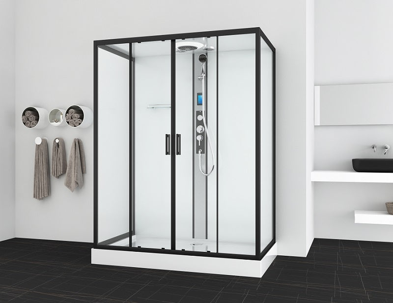 Cabina Doccia Idromassaggio Bivita CL23 New York Bianca 90x160x215 cm con Bluetooth e QuickLine