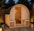 Sauna Finlandese da Esterno Bivita Island XL 4 Posti con Stufa 8 kW
