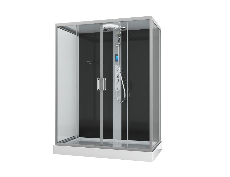 Cabina Doccia Idromassaggio Bivita CL23 New York 90x160x215 cm con Bluetooth e QuickLine