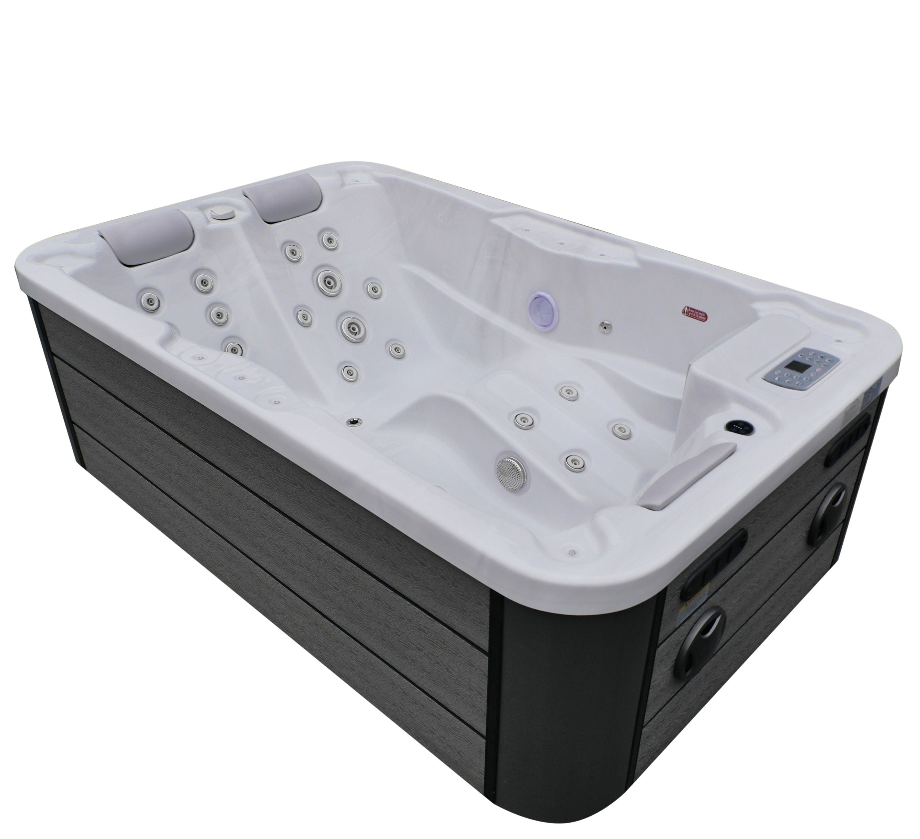 Minipiscina Idromassaggio da Esterno Bivita Modena SPA08 205x130x70 cm 2 Posti con 35 Getti