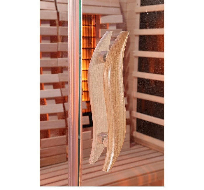 Sauna Infrarossi Bivita Space Open 3 Persone 150x120x200 cm con Bluetooth e Cromoterapia