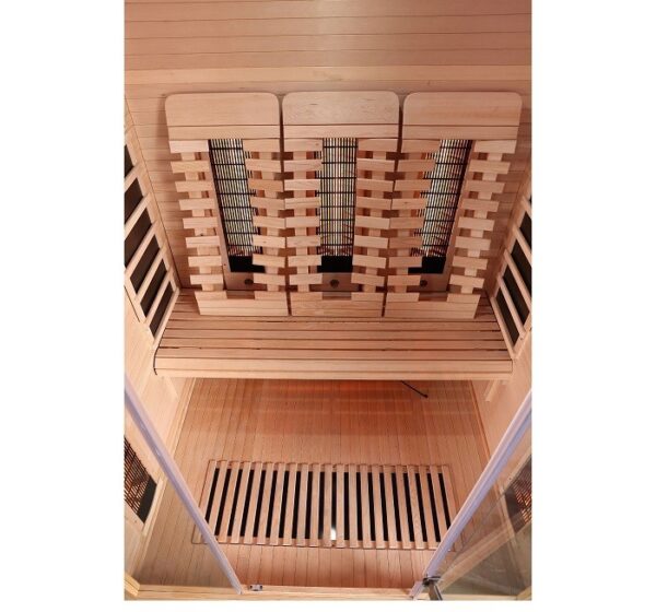 Sauna Infrarossi Bivita Space Open 3 Persone 150x120x200 cm con Bluetooth e Cromoterapia