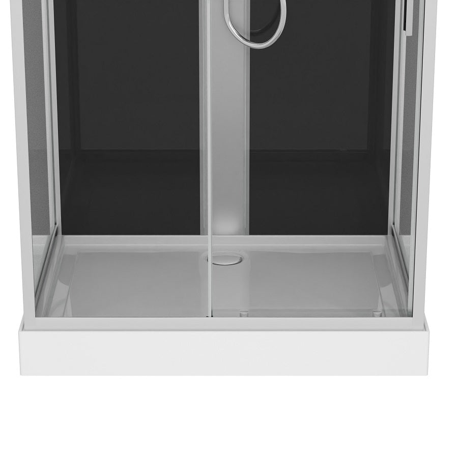 Cabina Doccia Idromassaggio Bivita CL22 Boston 90x120x215 cm con Bluetooth e QuickLine