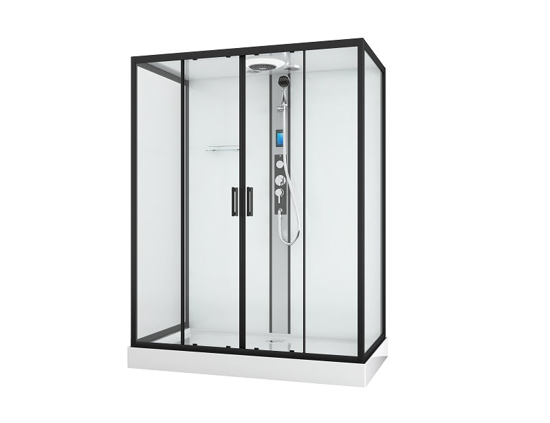 Cabina Doccia Idromassaggio Bivita CL23 New York Bianca 90x160x215 cm con Bluetooth e QuickLine
