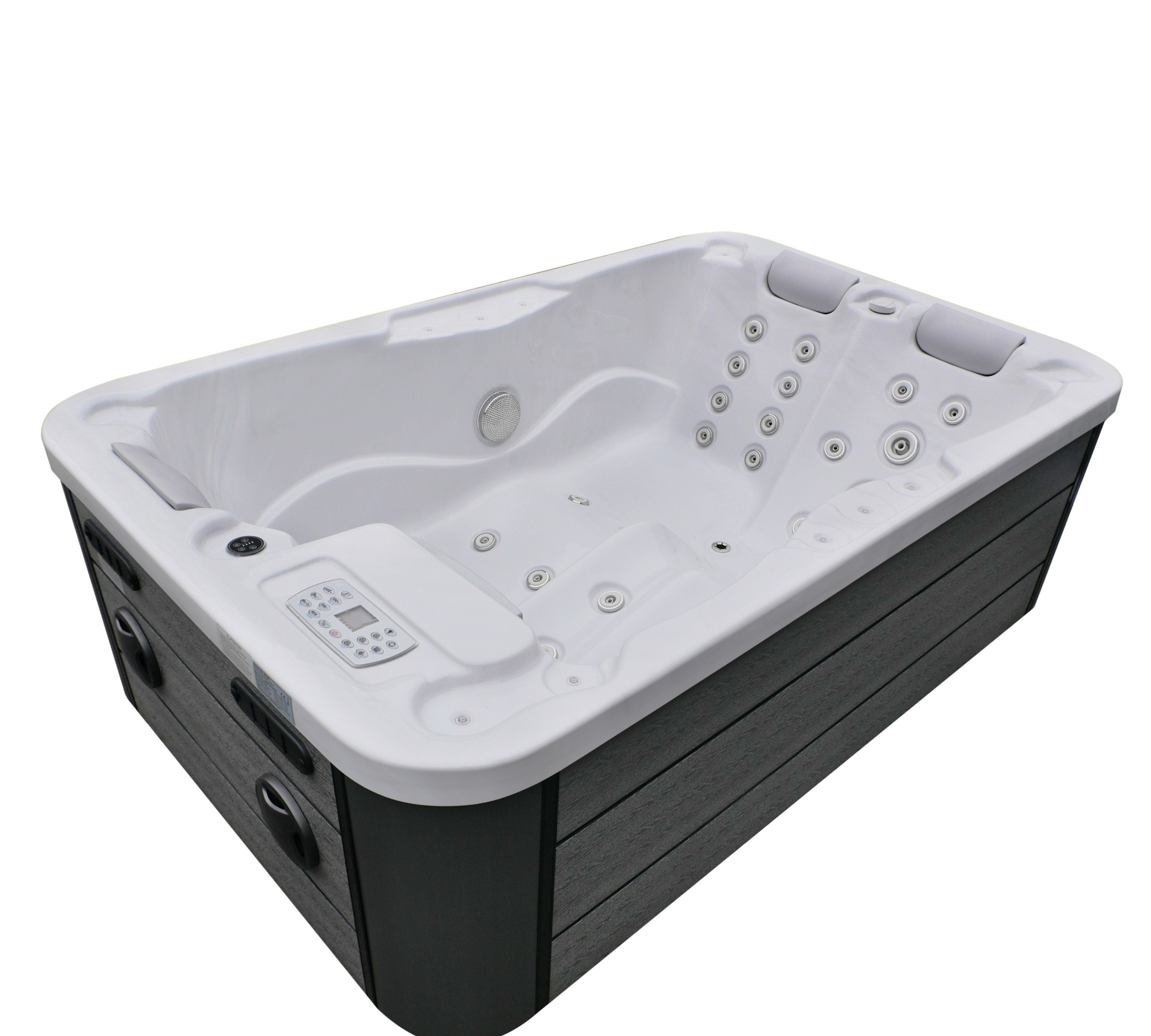 Minipiscina Idromassaggio da Esterno Bivita Modena SPA08 205x130x70 cm 2 Posti con 35 Getti