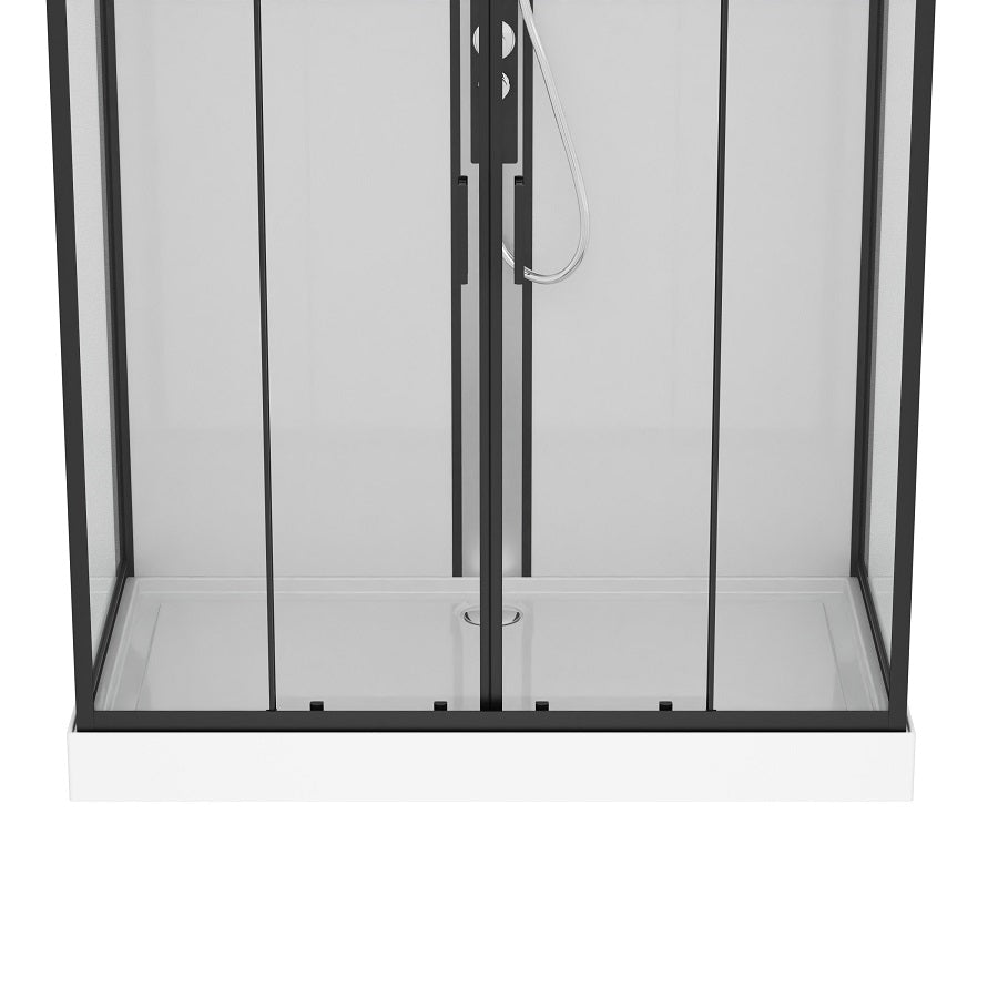 Cabina Doccia Idromassaggio Bivita CL23 New York Bianca 90x160x215 cm con Bluetooth e QuickLine