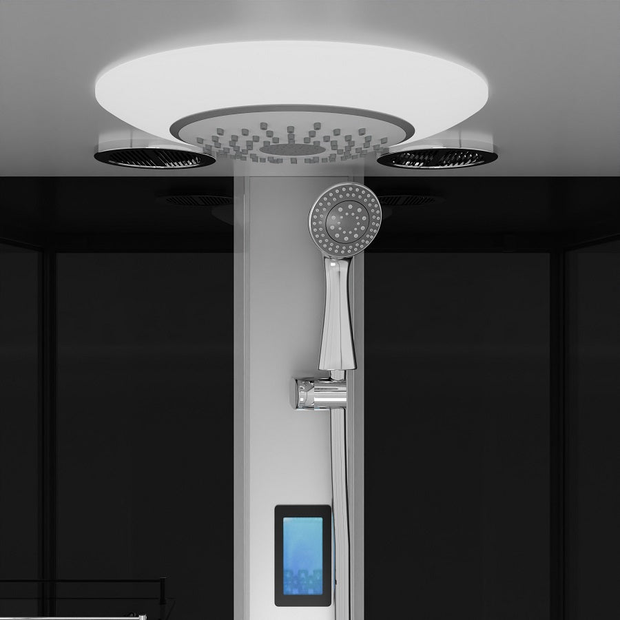 Cabina Doccia Idromassaggio Bivita CL23 New York 90x160x215 cm con Bluetooth e QuickLine