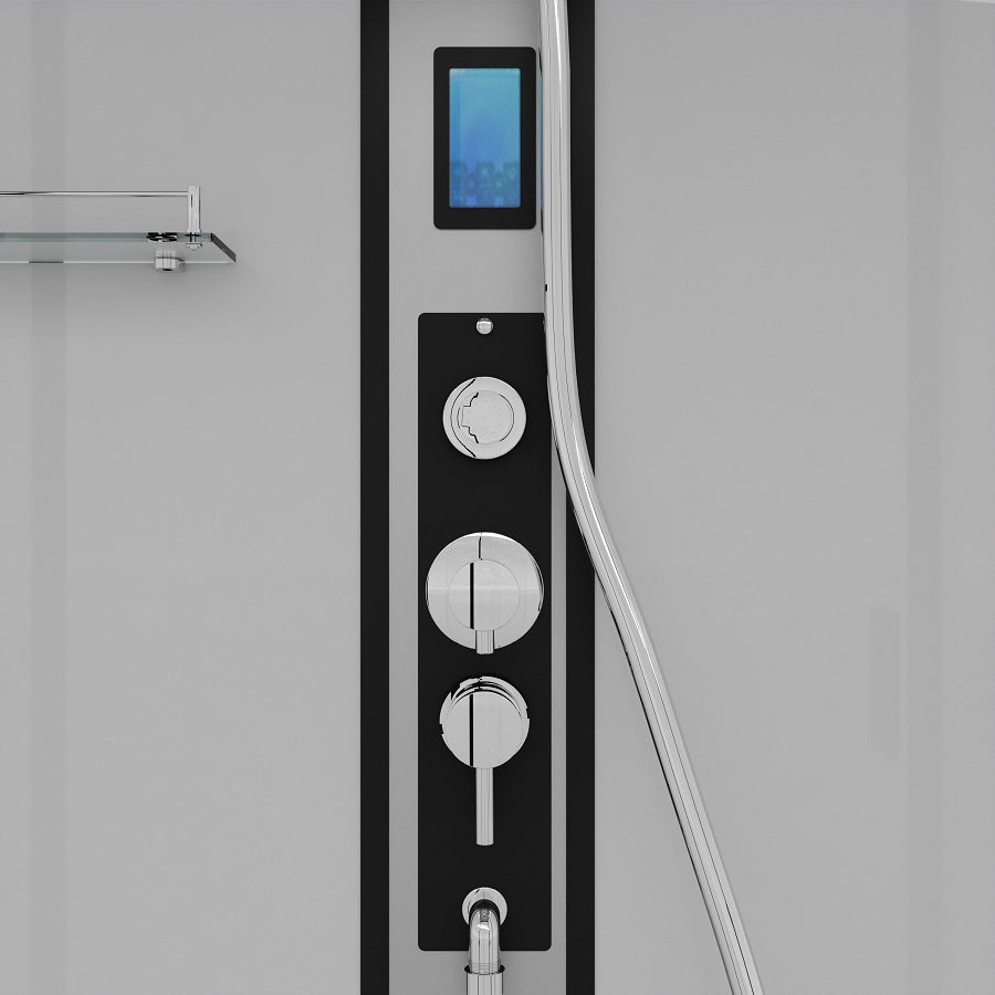 Cabina Doccia Idromassaggio Bivita CL22 Boston Bianca 90x120x215 cm con Bluetooth e QuickLine