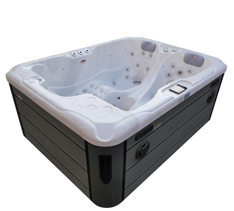 Minipiscina Idromassaggio Bivita Mauritius SPA18 Bianca con 71 Getti e Bluetooth