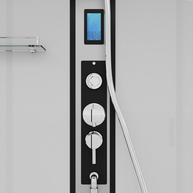 Cabina Doccia Idromassaggio Bivita CL23 New York Bianca 90x160x215 cm con Bluetooth e QuickLine
