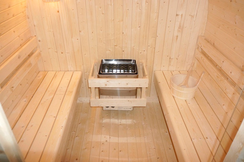 SAUNA ISLAND XL FINLANDESE PER ESTERNO 4 POSTI
