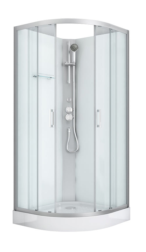 Cabina Doccia Idromassaggio Bivita CL11 Dallas 90x90x210 cm con Miscelatore Termostatico e QuickLine