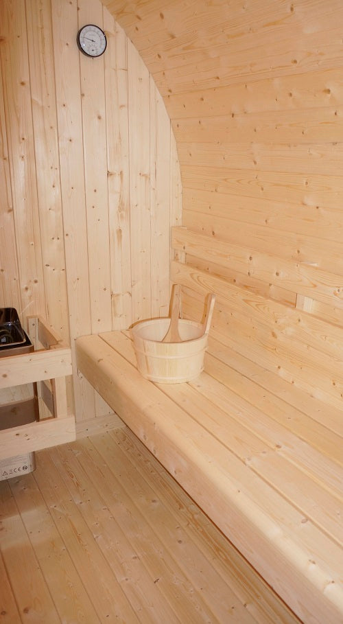 SAUNA ISLAND XL FINLANDESE PER ESTERNO 4 POSTI