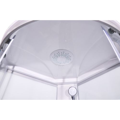 Cabina Doccia Idromassaggio Bivita Punto CL01 90x90x209 cm Circolare con Quick Line