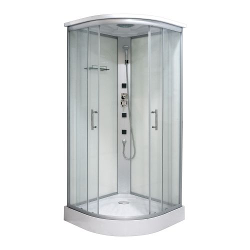 Cabina Doccia Idromassaggio Bivita Tango CL03 90x90x210 cm Circolare con Quick Line