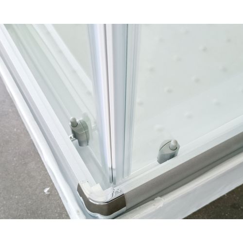 Cabina Doccia Idromassaggio Bivita Twist CL06 90x90x210 cm Quadrata con Quick Line