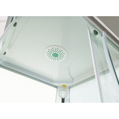 Cabina Doccia Idromassaggio Bivita Twist CL06 90x90x210 cm Quadrata con Quick Line