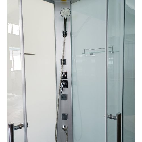 Cabina Doccia Idromassaggio Bivita Twist CL05 80x80x210 cm Quadrata con Quick Line