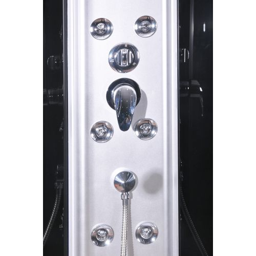 Cabina Doccia Idromassaggio Bivita Punto CL07 90x90x209 cm Circolare con Quick Line