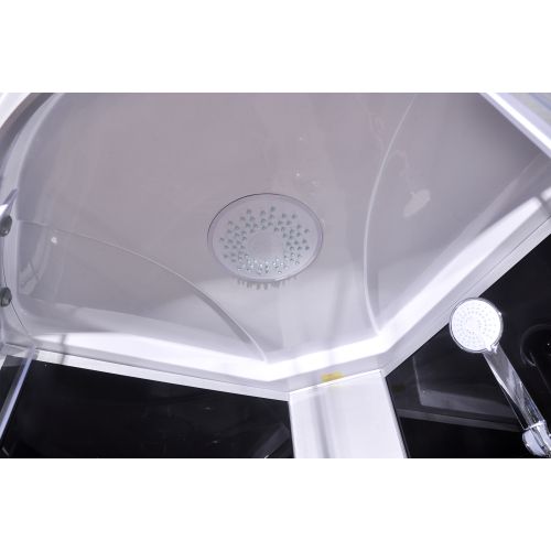 Cabina Doccia Idromassaggio Bivita Punto CL07 90x90x209 cm Circolare con Quick Line