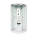 Cabina Doccia Idromassaggio Bivita Scala CL106 90x90x215 cm Circolare con Sedile Pieghevole e Quick Line
