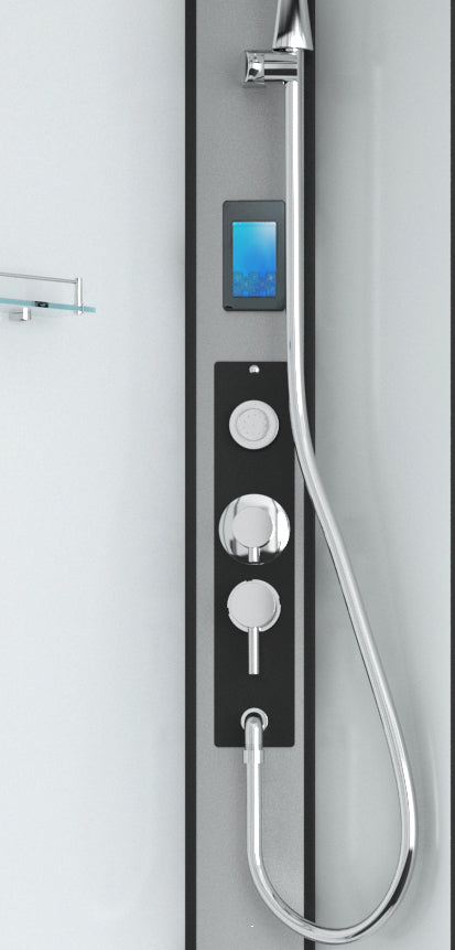 Cabina Doccia Idromassaggio Bivita CL20B 90x90x215 cm con Bluetooth, LED e QuickLine