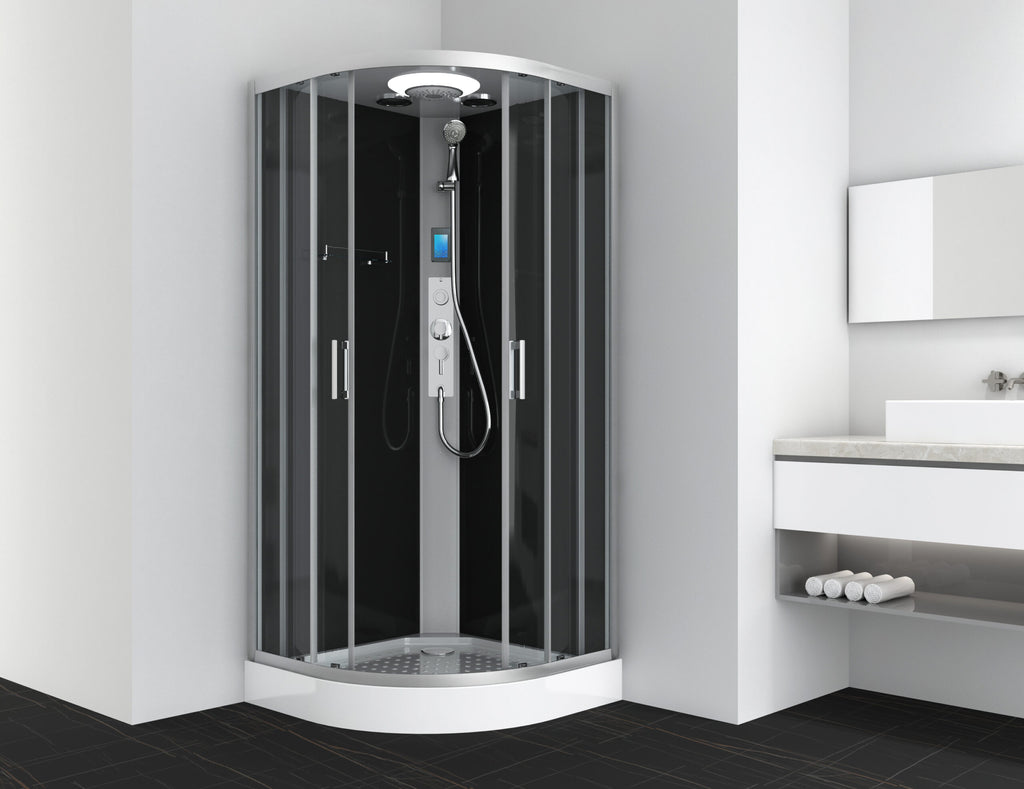 Cabina Doccia Idromassaggio Bivita CL20 90x90x215 cm con Bluetooth, LED e QuickLine