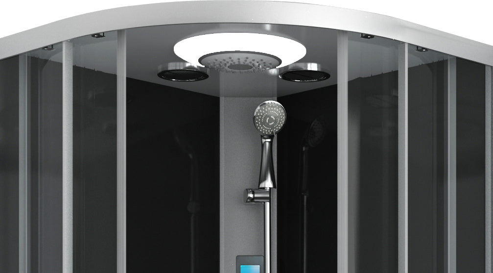 Cabina Doccia Idromassaggio Bivita CL20 90x90x215 cm con Bluetooth, LED e QuickLine