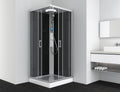 Cabina Doccia Idromassaggio Bivita CL21 Black 90x90x215 cm con Bluetooth, LED e QuickLine