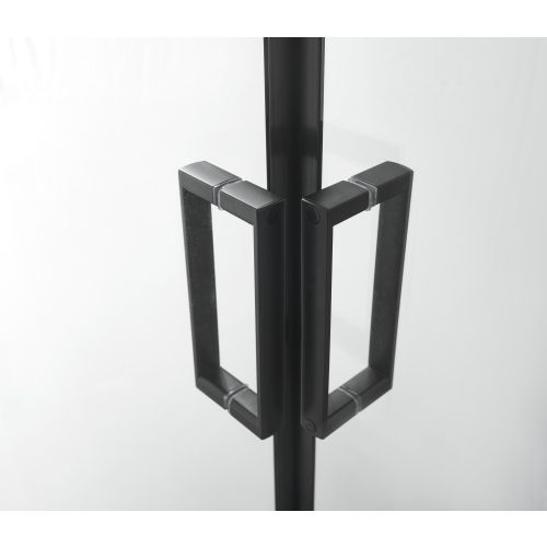 Cabina Doccia Idromassaggio Bivita Epic2 CL51 90x90x225 cm Quadrata con 44 Microgetti, Profili Neri e Quick Line