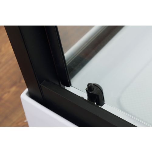 Cabina Doccia Idromassaggio Bivita Epic2 CL51 90x90x225 cm Quadrata con 44 Microgetti, Profili Neri e Quick Line