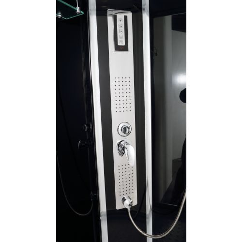 Cabina Doccia Idromassaggio Bivita Trend 1 CL70 90x90x210 cm Circolare con Bluetooth e Cromoterapia