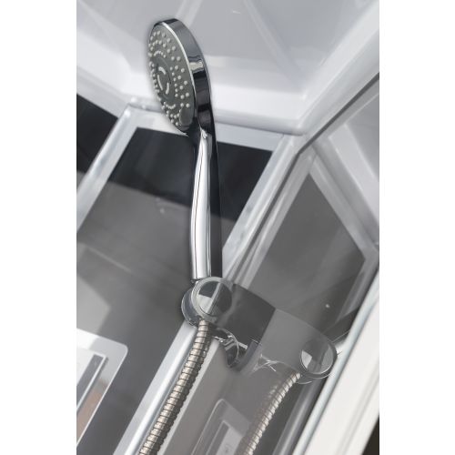 Cabina Doccia Idromassaggio Bivita Trend 1 CL70 90x90x210 cm Circolare con Bluetooth e Cromoterapia