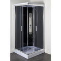 Cabina Doccia Idromassaggio Bivita Trend 2 CL71 90x90x210 cm Quadrata con Bluetooth e Cromoterapia