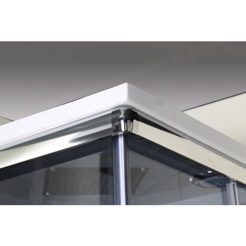 Cabina Doccia Idromassaggio Bivita Trend 2 CL71 90x90x210 cm Quadrata con Bluetooth e Cromoterapia