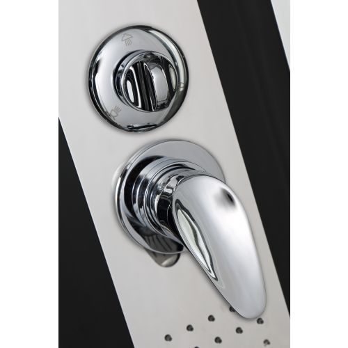 Cabina Doccia Idromassaggio Bivita Trend 3 CL72 80x120x210 cm Rettangolare con Bluetooth e Cromoterapia