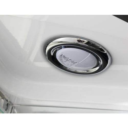 Cabina Doccia Idromassaggio Bivita Trend 2 CL71 90x90x210 cm Quadrata con Bluetooth e Cromoterapia