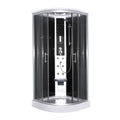 Cabina Doccia Idromassaggio Bivita Scala CL96 90x90x215 cm Circolare con Sedile Pieghevole e Quick Line