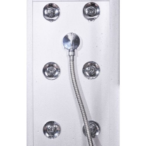 Cabina Doccia Idromassaggio Bivita Scala CL106 90x90x215 cm Circolare con Sedile Pieghevole e Quick Line
