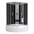 Cabina Doccia Idromassaggio con Vasca Bivita Cuba TR25 130x130x228 cm con Cromoterapia e Radio