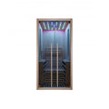 Sauna Infrarossi Bivita Garbo 1 1 Persona 100x130x195 cm con Bluetooth e LED Starlight